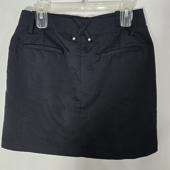 Izod Black Golf Skort Sz 4 Good Condition - Picture 5 of 9
